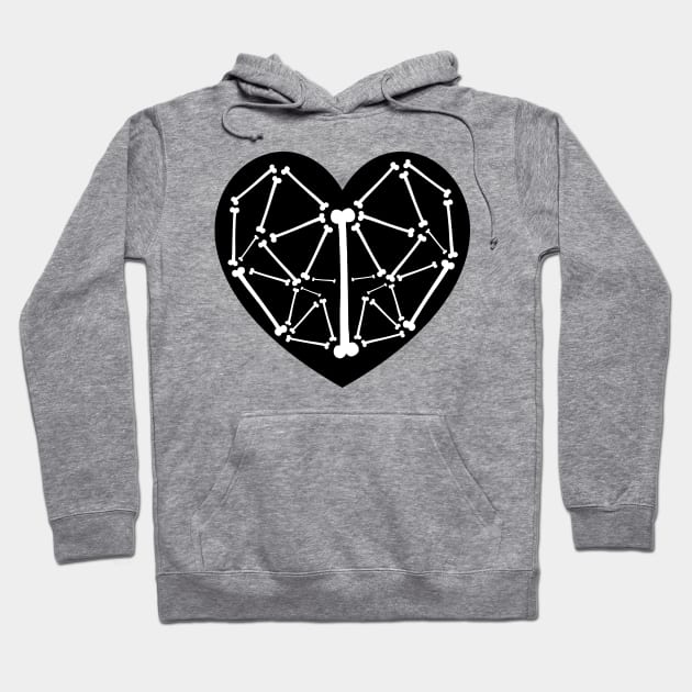 Heart bones Hoodie by adrianserghie